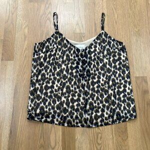 NWT Anthropologie Heartloom Women’s Leopard Print Polyester Camisole Tank Top